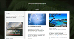 Desktop Screenshot of experience-inoubliable.com